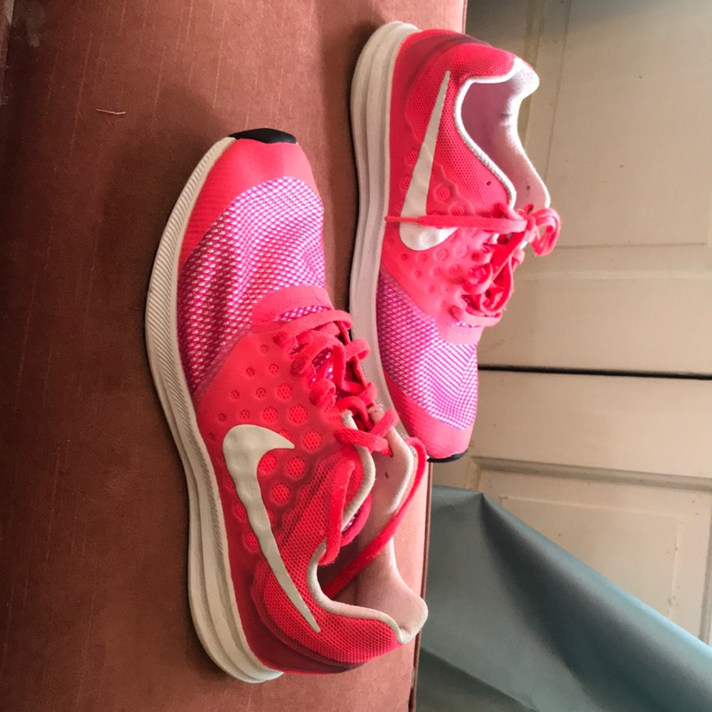 Woman’s Nike shoes.